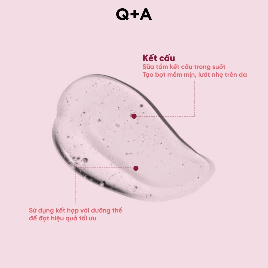  Q+A Sữa tắm Hyaluronic Acid Body Wash 250ml 