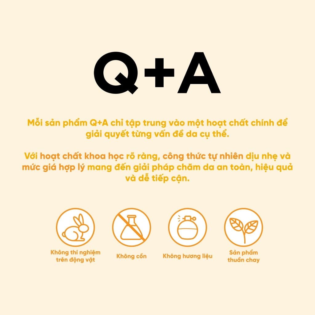  Q+A Kem dưỡng Vitamin C Body Cream 250ml 