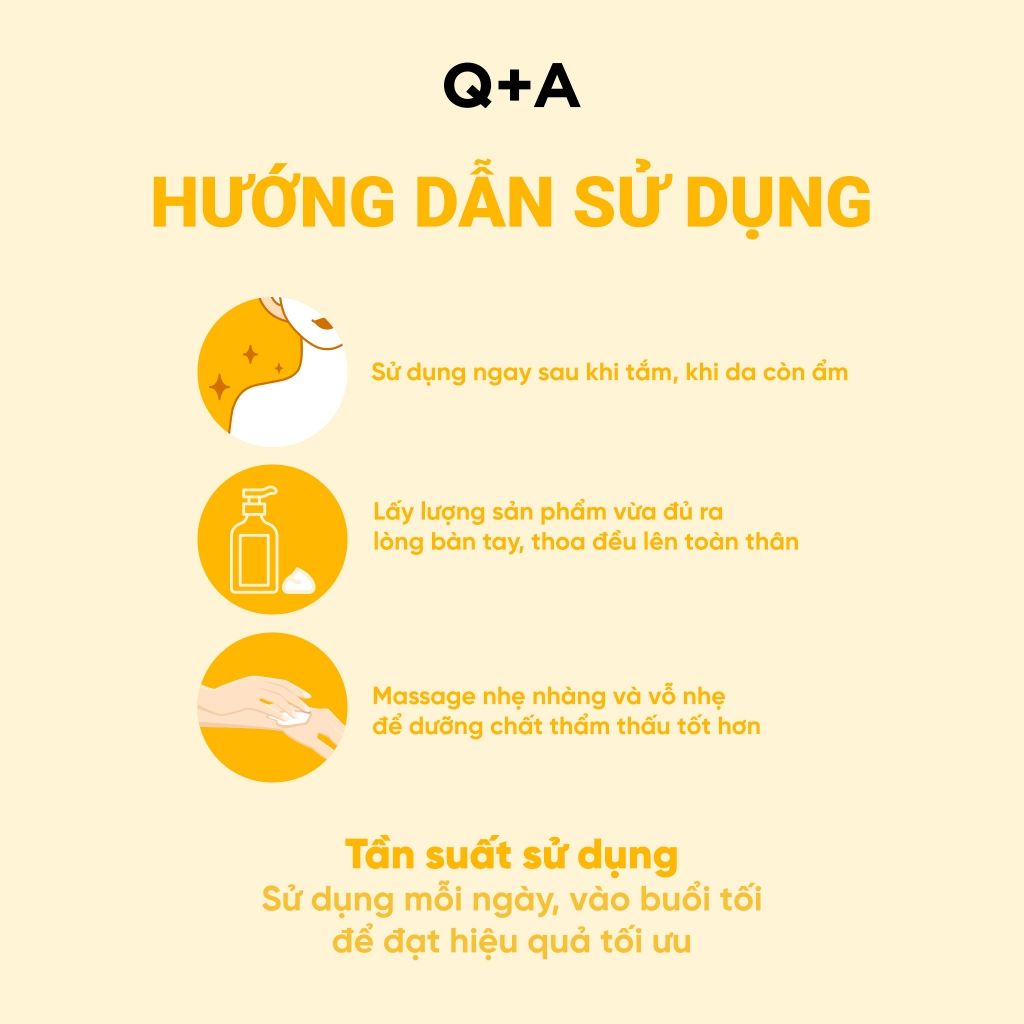  Q+A Sữa dưỡng Ceramide Body Lotion 250ml 