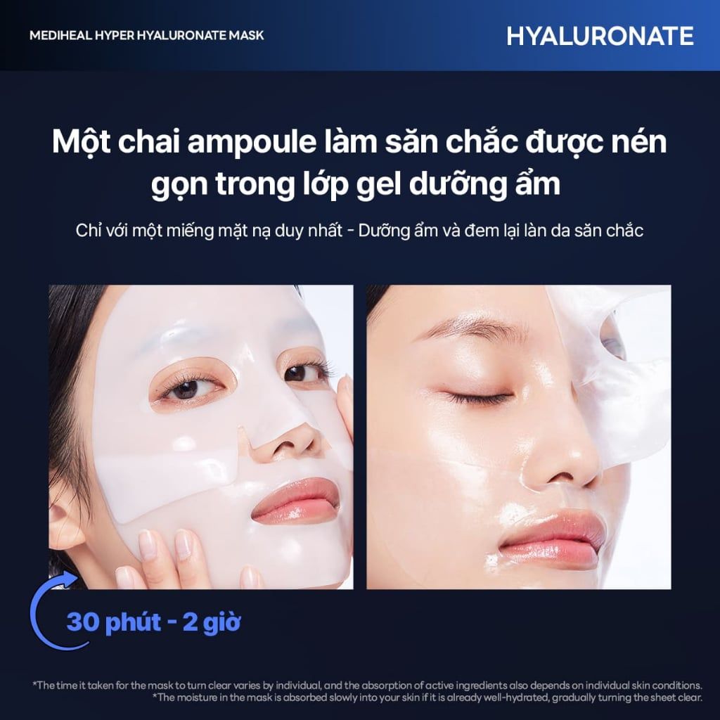  Mediheal Mặt Nạ Gel Hyper Giúp Làm Mát, Dưỡng Da Săn Chắc Đàn Hồi 35g/miếng (lẻ 1 miếng) 