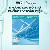  [DATE 07/2027] Kem chống nắng kiềm dầu 9 Wishes Dermatic Cica Sunscreen SPF 50+ PA ++++ 50ml 