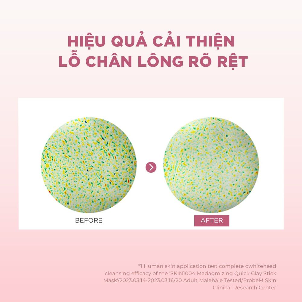  SKIN1004 Thanh lăn mặt nạ đất sét Madagascar Centella Poremizing Quick Clay Stick Mask 27g 