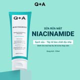  Q+A Sữa rửa mặt Niacinamide Gentle Exfoliating Cleanser 125ml 