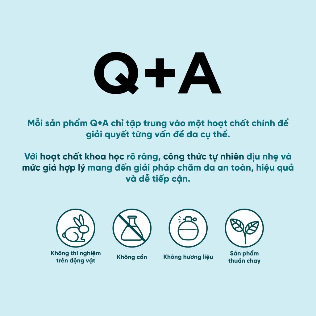  Q+A Tinh chất Zinc PCA Facial Serum 30ml 