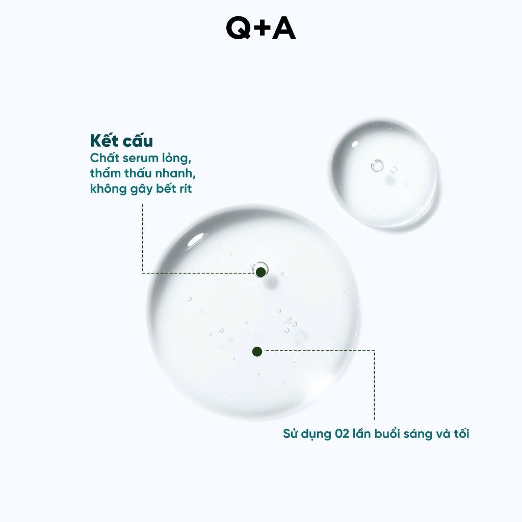  Q+A Tinh chất Zinc PCA Facial Serum 30ml 