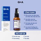  Q+A Tinh chất Retinol Facial Serum 30ml 