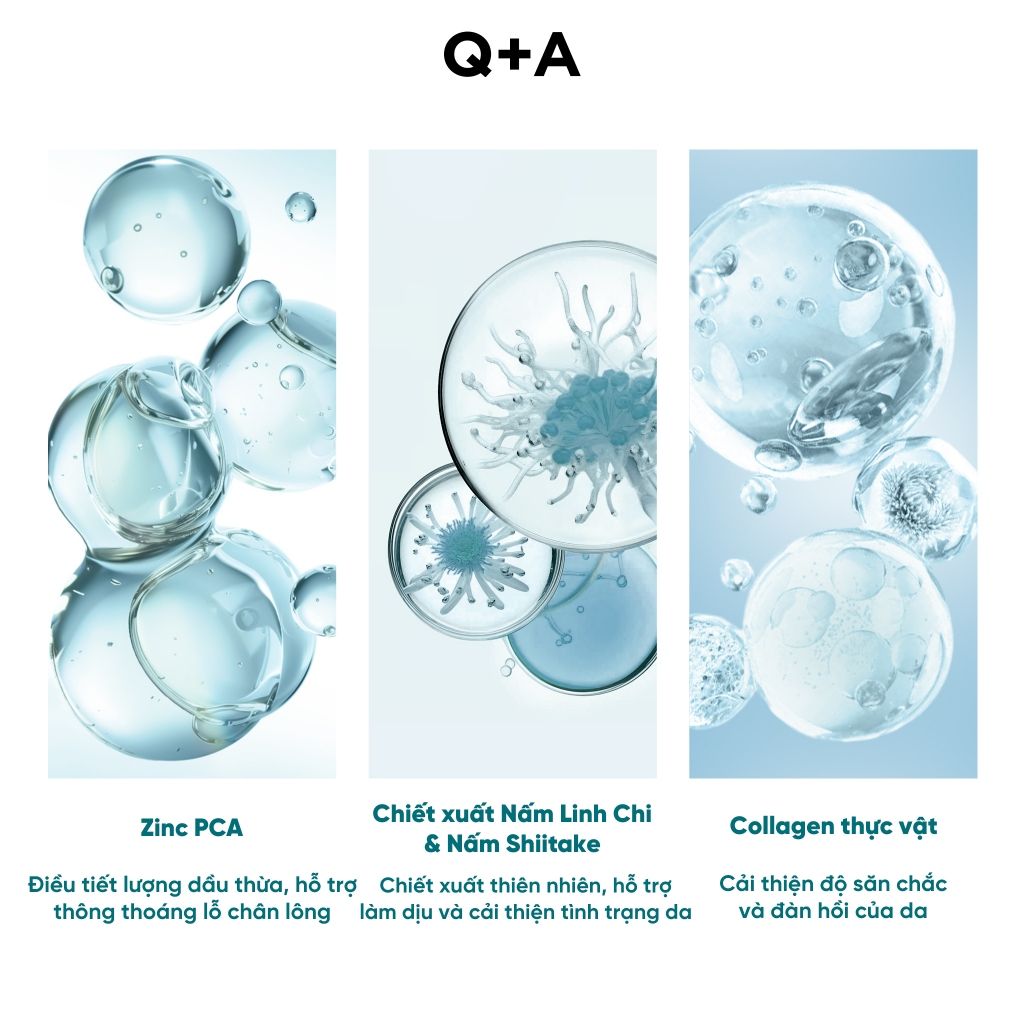  Q+A Tinh chất Zinc PCA Facial Serum 30ml 