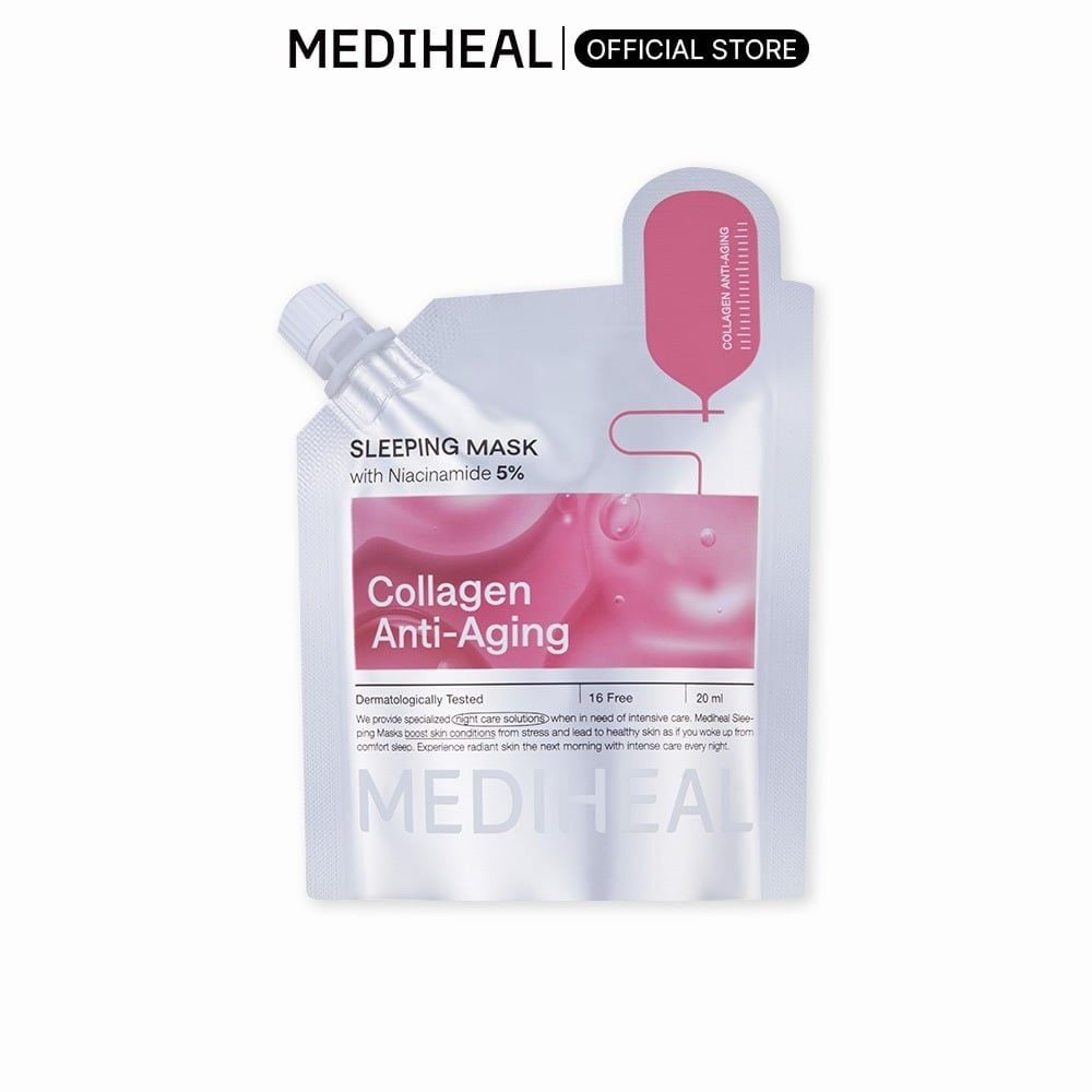  Mediheal Mặt Nạ Ngủ Sleeping Mask 20ml Giúp Cấp Ẩm, Dưỡng Da Ban Đêm 