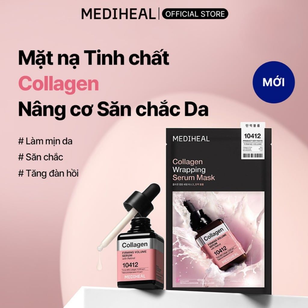  Mặt Nạ Mediheal Wrapping Serum Mask 25ml Tăng Cường Dưỡng Chất (1 Miếng) 