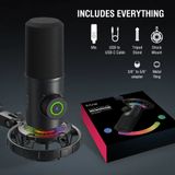  FIFINE K658 RGB - Mic thu âm Streaming, Podcasting cho Máy Tính/ PC 