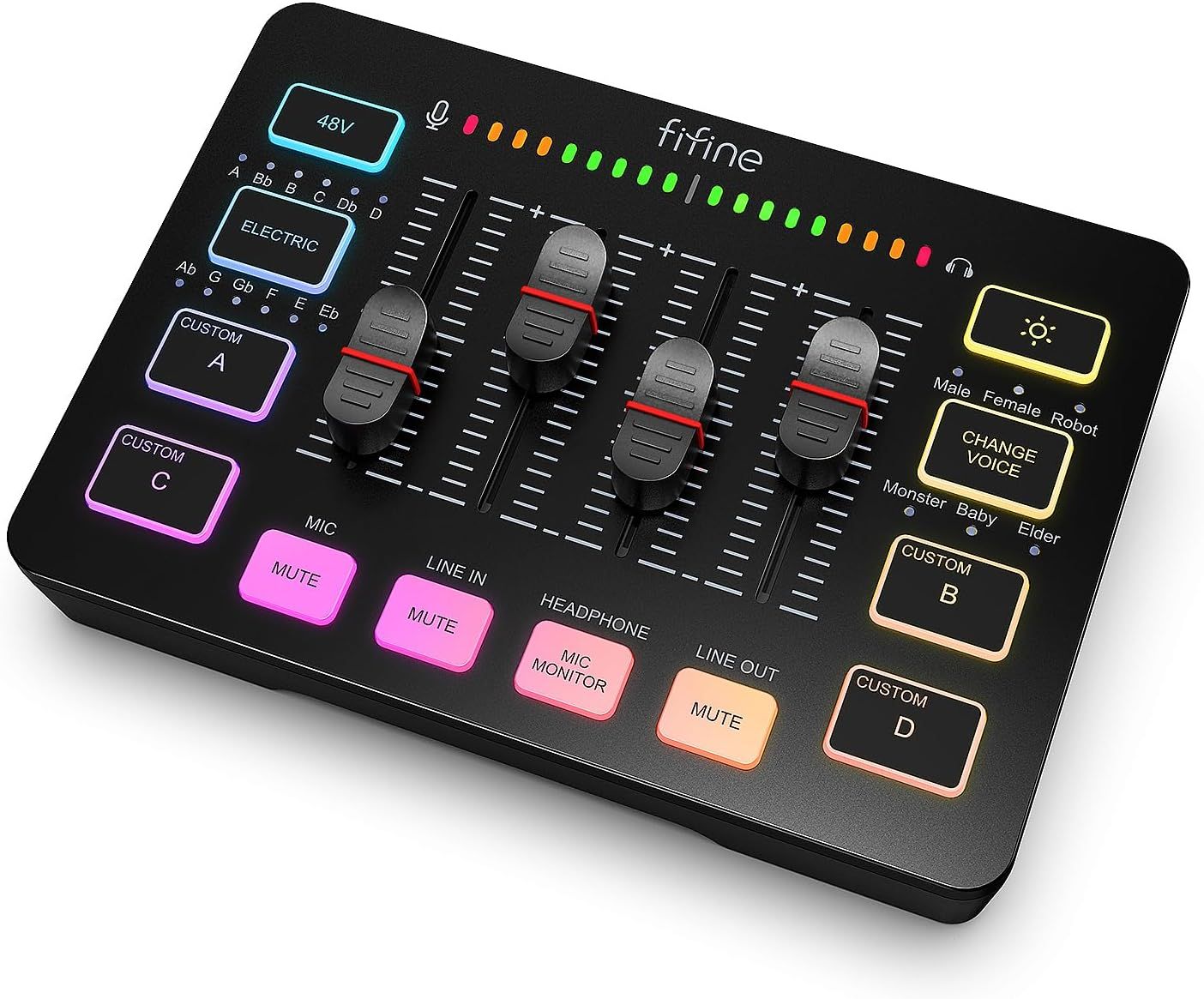  FIFINE SC3 Ampligame USB Mixer 