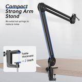 Fifine BM63 Boom Arm Stand 15,5'', Tải trọng lên đến 2kg 