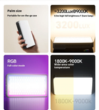  Ulanzi K20RGB Đèn LED Cầm Tay 20W Nhiều Màu 