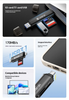  Đầu Đọc Thẻ Nhớ Máy Ảnh Ulanzi CR1 3 trong 1 Thẻ SD/ TF/ USB/ Type-C 