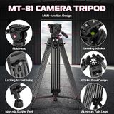  ULANZI MT-81 Camera Video Tripod 