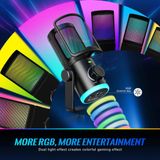  Fifine AM6 Micro RGB cho Gaming/Streaming/Podcast/Twitch/Discord 
