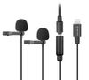  Micro Thu Âm Cài Áo Kép Boya BY-M2D. Cổng kết nối Lightning dành cho iPhone 