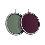  Bộ Kính Lọc KASE Variable ND 2-5  Stops Filter With Magnetic Cap ( từ 67mm - 82mm ) 