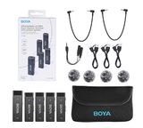  Boya BY-W4 Micro Wireless không dây 2.4G Phiên bản nâng cấp - 1 Nhận 4 Phát 