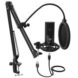 Fifine T669 Mic thu âm STreaming, Podcasting cho Máy Tính/ PC đi kèm thanh kẹp cạnh bàn 