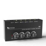  Fifine N5 - Bộ Mixer bốn kênh có điều khiển âm lượng 