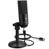  FIFINE K670B USB MIC WITH A LIVE MONITORING JACK FOR STREAMING PODCASTING ON MAC/WINDOWS 