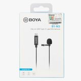  MICRO cài áo Boya BY-M3 cổng kết nối TYPE C (FB238) 