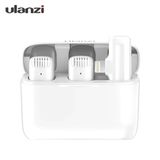  ULANZI J12 Series (Màu Trắng) - Mic thu âm không dây dành cho Điện thoại iOS cổng Lightning/ Android cổng Type-C 