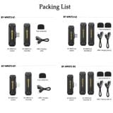  BOYA BY-WM3T2-U2 - Mic thu âm không dây 2.4GHz mini dành cho Android 