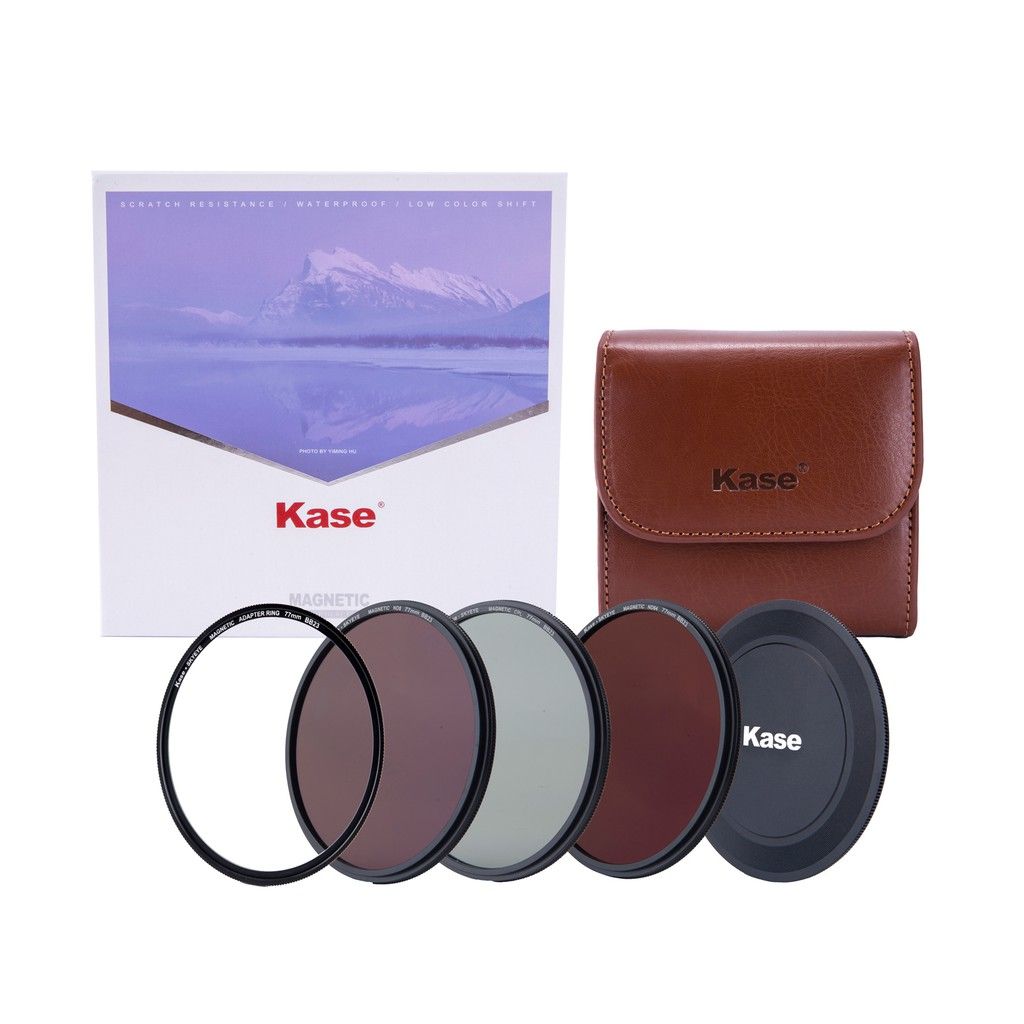  Kính lọc Kase Skyeye Magnetic Entry Level ND Kit (CPL/ND8/ND64/adapter ring/filter bag/front lens cap) 