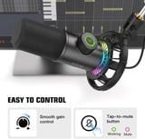  FIFINE K658 RGB - Mic thu âm Streaming, Podcasting cho Máy Tính/ PC 