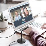  FIFINE K050 - Micro Thu Âm Mini Để Bàn Cổng USB-A Dành Cho PC/Laptop 