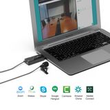 FIFINE K053 COMPUTER USB LAPEL MICROPHONE FOR SKYPE CALLS, CONFERENCING, DICTATING AND VOICE-OVER 