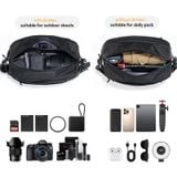  Túi đeo chéo đựng máy ảnh Ulanzi 10L dành cho du lịch ngoài trời -Ulanzi PB038 TraveSling Bag V2 - B120 