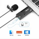  FIFINE K053 COMPUTER USB LAPEL MICROPHONE FOR SKYPE CALLS, CONFERENCING, DICTATING AND VOICE-OVER 