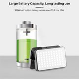  Đèn LED VIJIM R316 RGB - Video Light có thể gập lại, với pin 3200mAh tích hợp 