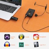  FIFINE K031B WIRELESS USB COMPUTER LAPEL MICROPHONE WITH HEADSEST FOR FITNESS CLASS, CONFERENCING 