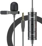  BOYA BY-M1S - Mic thu âm cài áo có dây cổng 3.5mm TRRS | Dành cho Điện thoại và Máy ảnh 