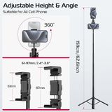  Ulanzi MT-70 Gậy Chụp Ảnh Selfie 3 Chân Điều Khiển Bằng Bluetooth 