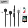  Micro Thu Âm Cài Áo Kép Boya BY-M2D. Cổng kết nối Lightning dành cho iPhone 