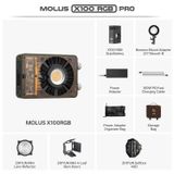  Zhiyun Molus X100 RGB 2500K-10000K đèn led 100W cầm tay nhiều màu 