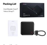  Ulanzi CRC10 Vỏ đầu đọc thẻ 3 trong 1 