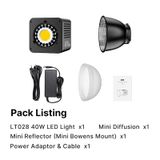  ULANZI LT005 - Đèn LED Bi-Color Công Suất 60W Hỗ Trợ Quay Phim, Chụp Hình 