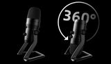  FIFINE K690 USB MIC WITH FOUR POLAR PATTERNS, GAIN DIALS, A LIVE MONITORING JACK & A MUTE BUTTON 