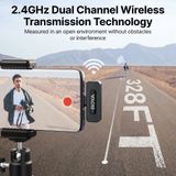  BOYA BY-V1/V10/V2/V20 V2.0 Micro Không Dây Ve Áo Micro Khử Tiếng Ồn Vlogging Mic Cho iPhone Android 