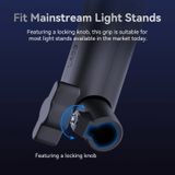  Ulanzi LA03 Universal Light Stand Adapter with Pistol Handle Grip 