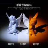  Ulanzi LM07 - Đèn pin sạc quay phim 