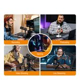  COMICA EJoy D10(A) – Micro RGB Dynamic USB Gaming, Lọc Tạp Âm Kèm Boom Arm , Cổng XLR/USB-C 