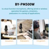  BOYA BY-PM500W - Mic thu âm không dây cho Điện thoại Android (Type-C) và Laptop (cổng USB) 