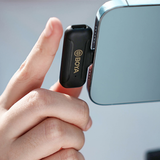  BOYA BY-WM3T2-U2 - Mic thu âm không dây 2.4GHz mini dành cho Android 